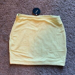 Lulu neon mini skirt